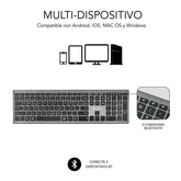 Keyboard Subblim SUBKB-2PUE201 Black